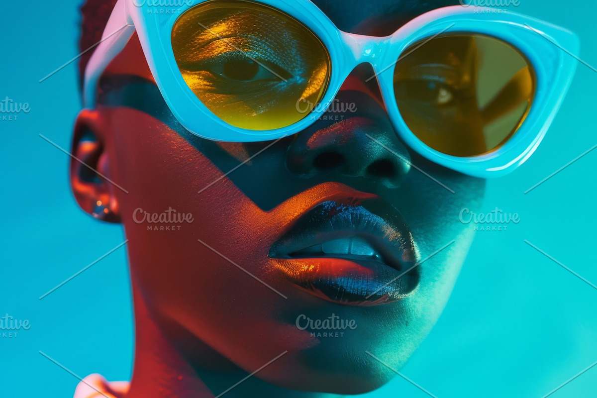 109 Fashion models in sunglasses, a Beauty & Fashion Photo by Handmadefont (Photo 42 of 113)