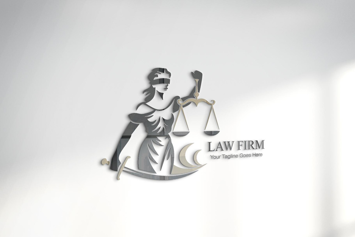 Lady Justice Law Firm Logo Design, a Branding & Logo Template by YUDesignStore (Photo 3 of 9)