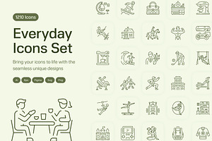 1210 Everyday Icon, an Outline Icon by Prosymbols
