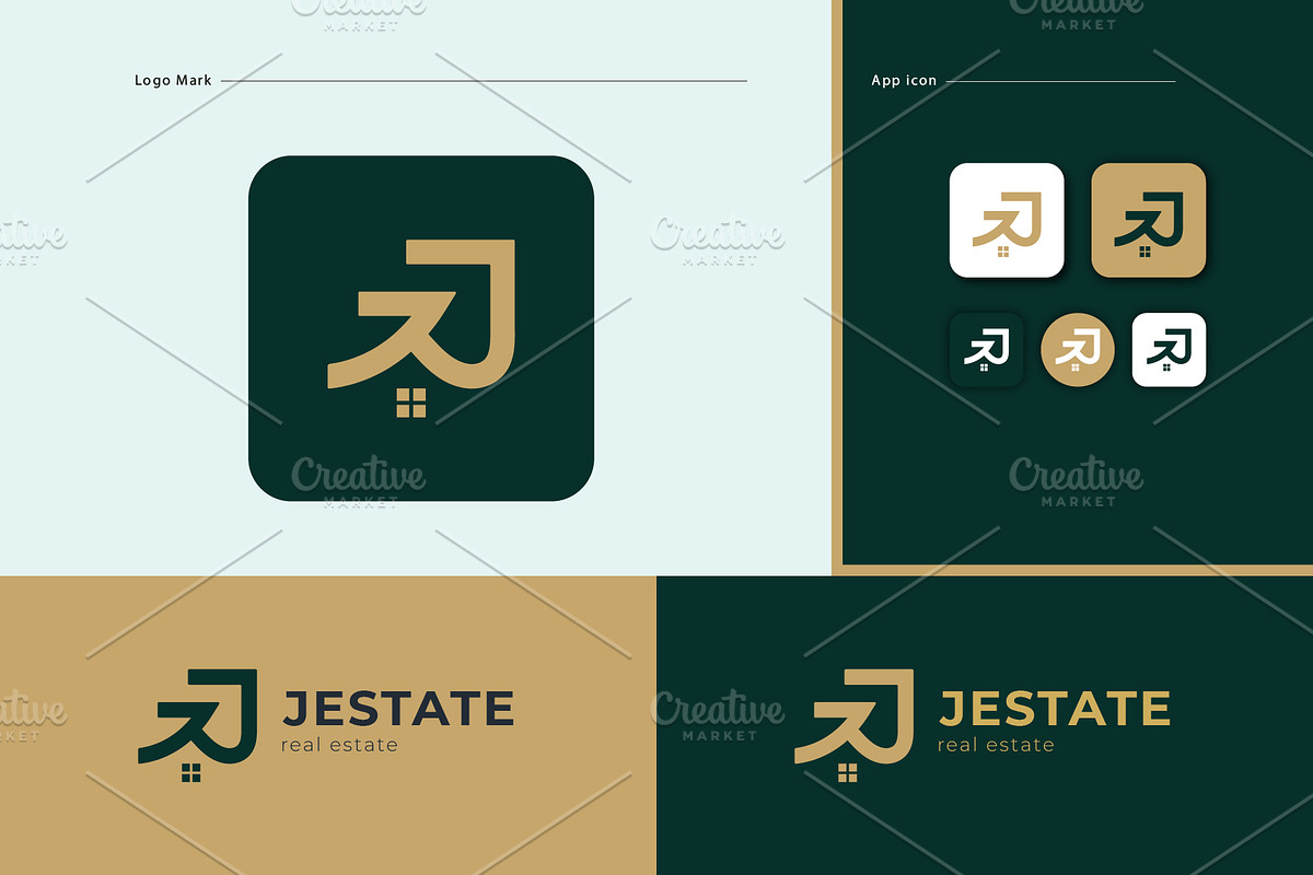 J Letter | Real Estate -Logo Design, a Branding & Logo Template by MD Foysal Hossain (Photo 1 of 10)