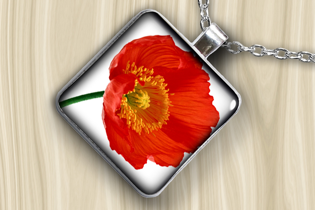 Digital Collage Sheet  Red Poppies, a Print Template by Kseniya-Omega (Photo 2 of 3)