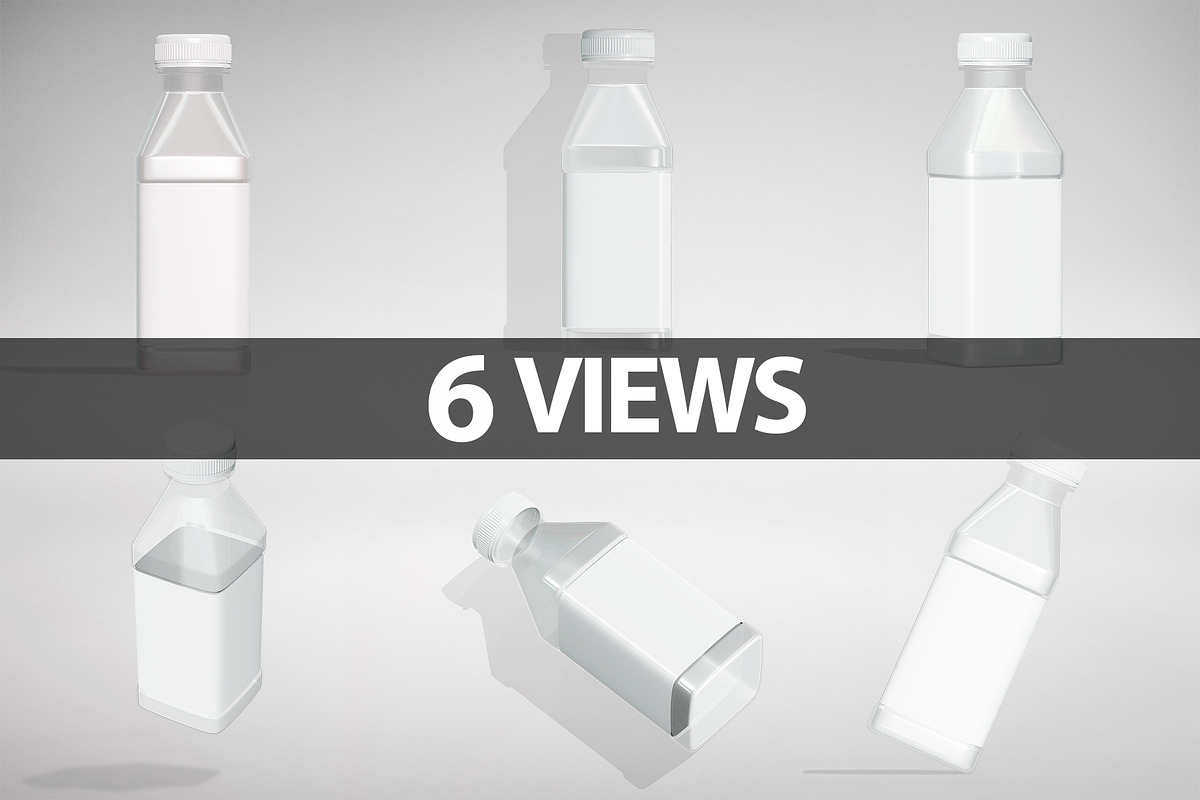 Juice Bottle Mockup, a Packaging Mockup by Nina Shaw (Photo 2 of 17)