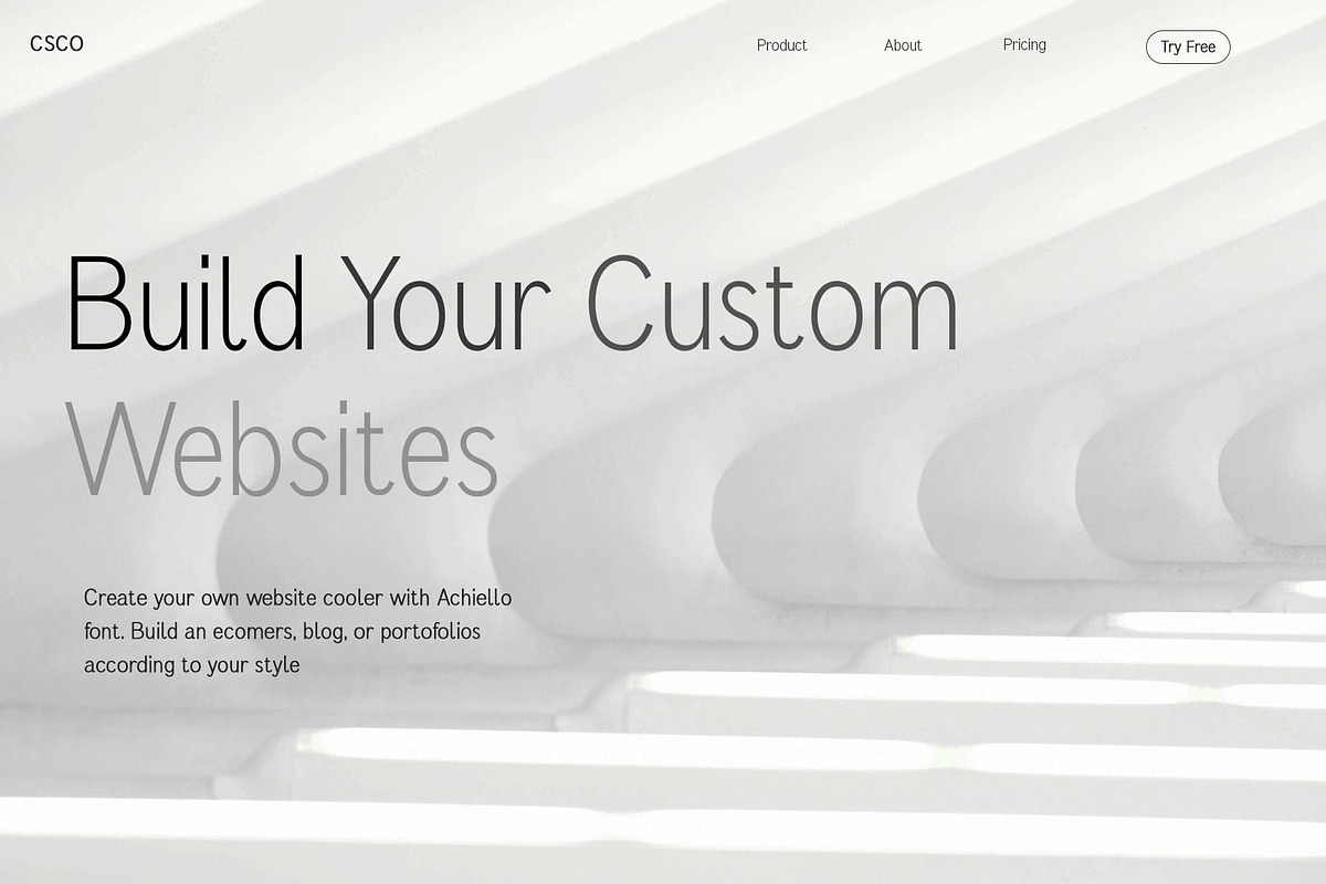 Achiello – Humanist Sans Serif, a Sans Serif Font by Craft Supply Co. (Photo 4 of 8)