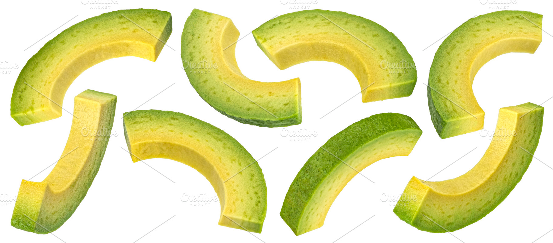 Avocado slices collection, a Food & Drink Photo by Max Lashcheuski