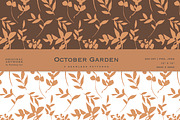 Fall Watercolor Floral Clipart Set, a Decorative Illustration by Patishop Art (Thumbnail 12 of 17)