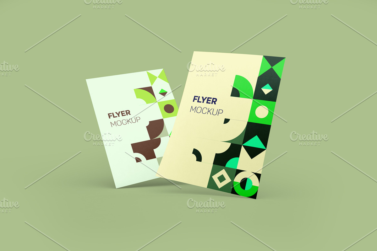 Flyer Mockup, an Advertising Mockup by Qaleb Studio