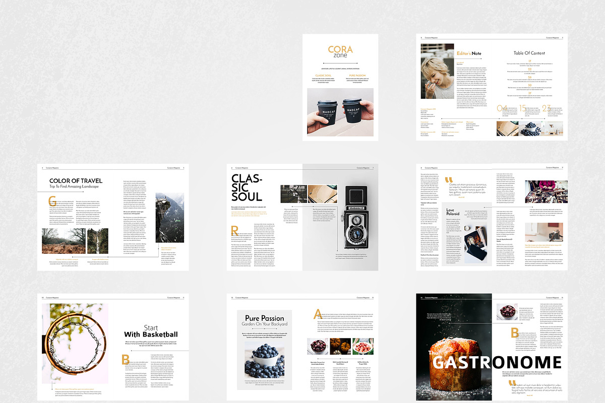 Corazone Magazine (2018), a Magazine Template by Bokuto (Photo 10 of 12)