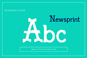 Newsprint, a Slab Serif Font by Wow Magic (Thumbnail 2 of 3)
