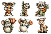 Whimsical Easter Animals Clipart, an Illustration by Daily.Designs (Thumbnail 5 of 8)