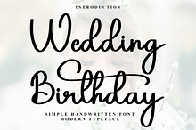 Wedding Birhday