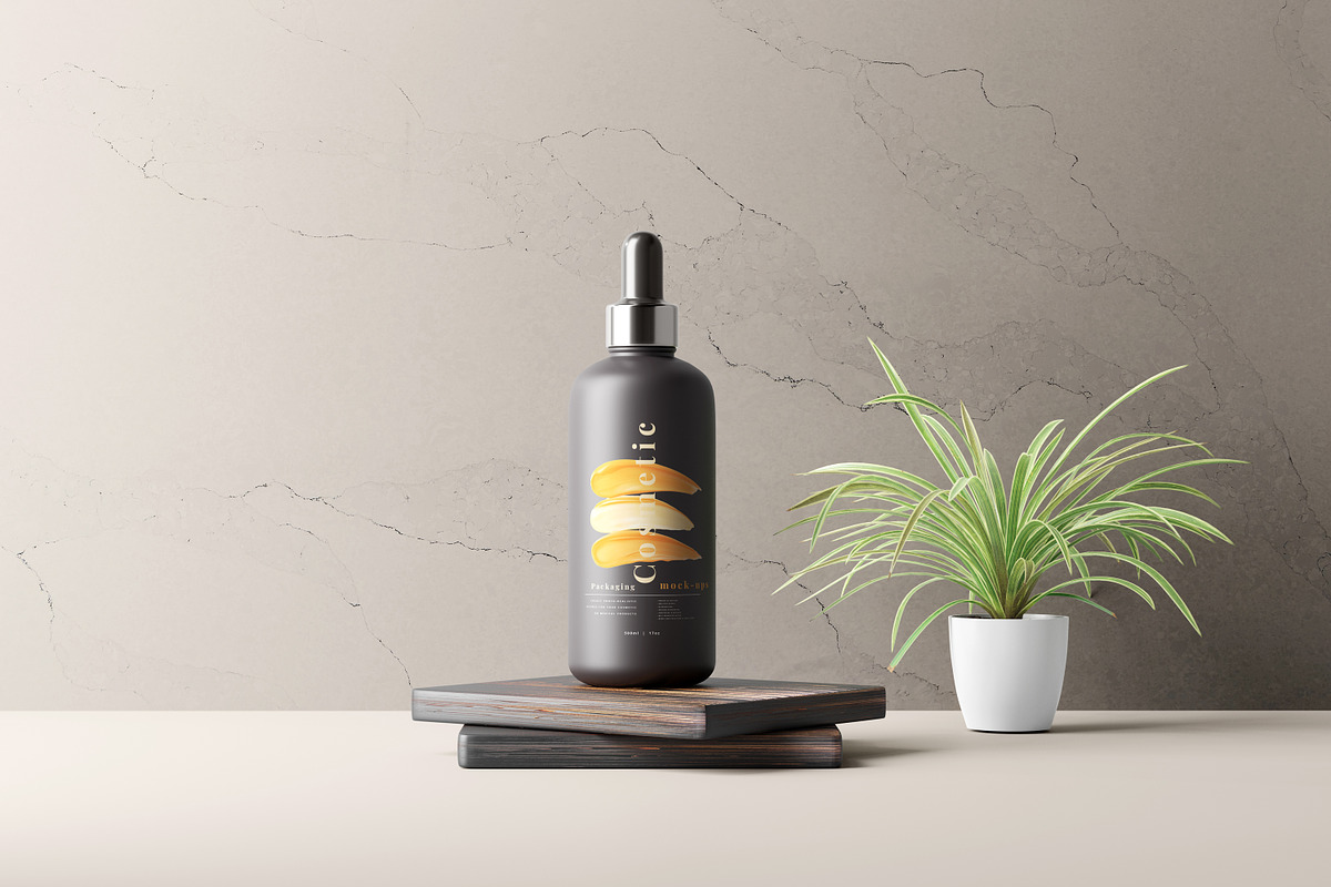 Dropper or Serum Bottle Mockups, a Cups & Container Mockup by pmvch (Photo 8 of 11)