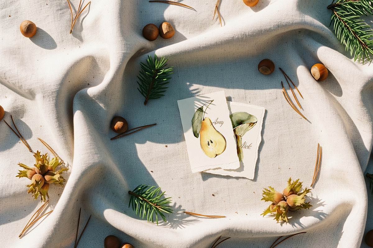 Vintage Forest Watercolor Collection, an Object Illustration by ArtMaslyana (Photo 3 of 15)