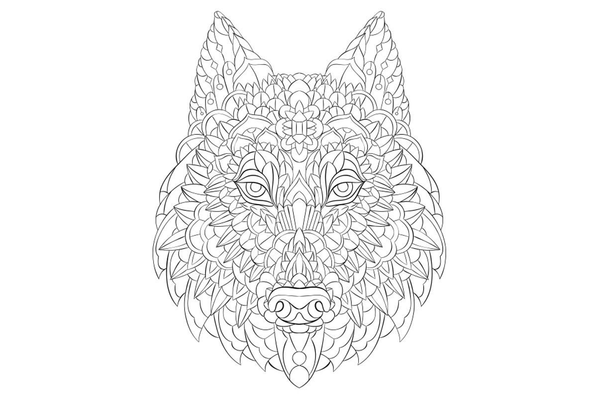 Ethnic Collection: Wolf, an Animal Illustration by ArtoJoy (Photo 4 of 5)