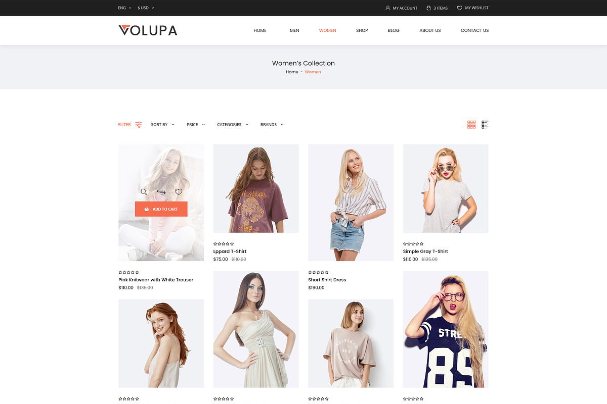 Volupa - eCommerce PSD Template, a Templates & Theme by ewises (Photo 4 of 20)