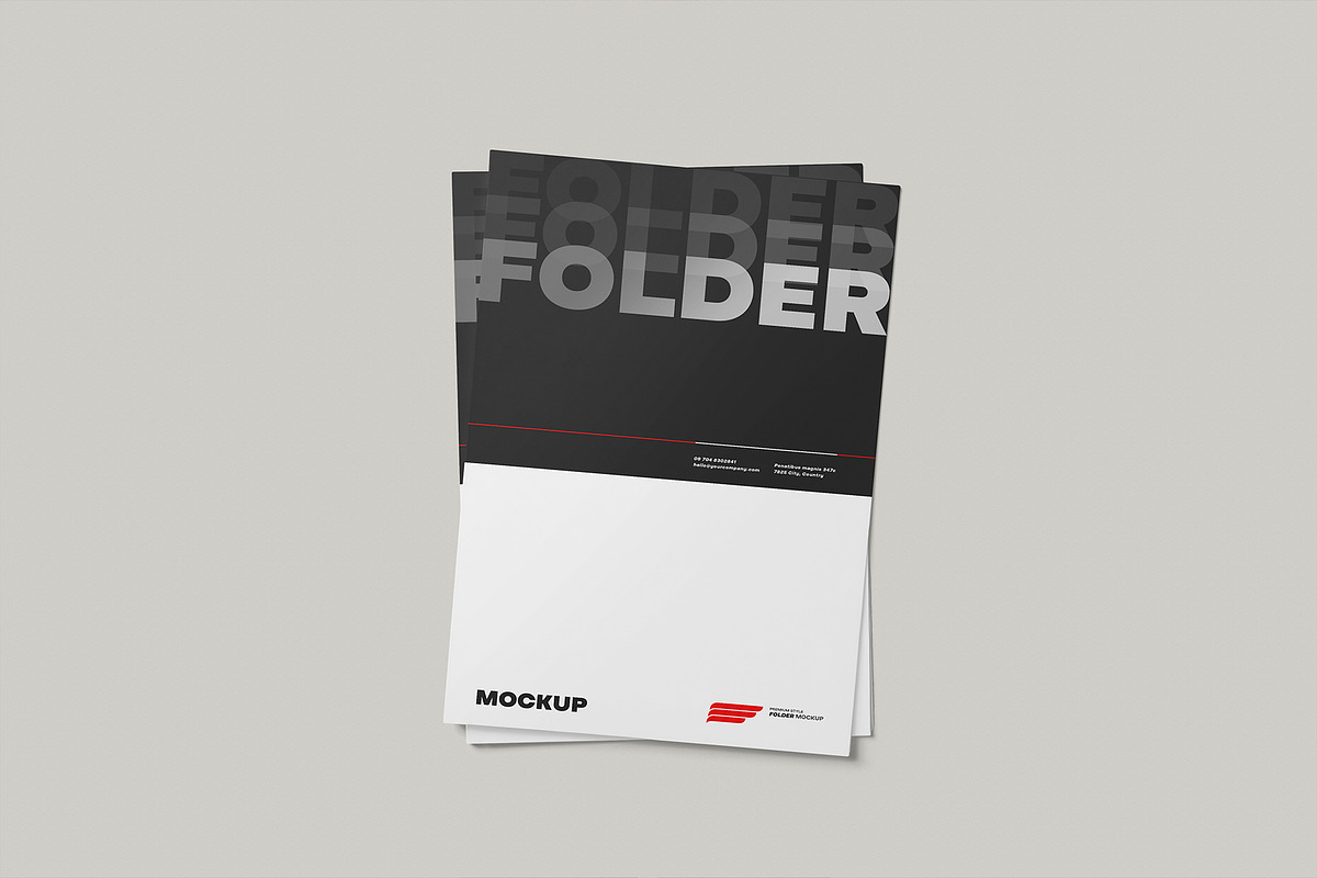 Folder Mockup, a Product Mockup by PixelVoyager (Photo 6 of 7)
