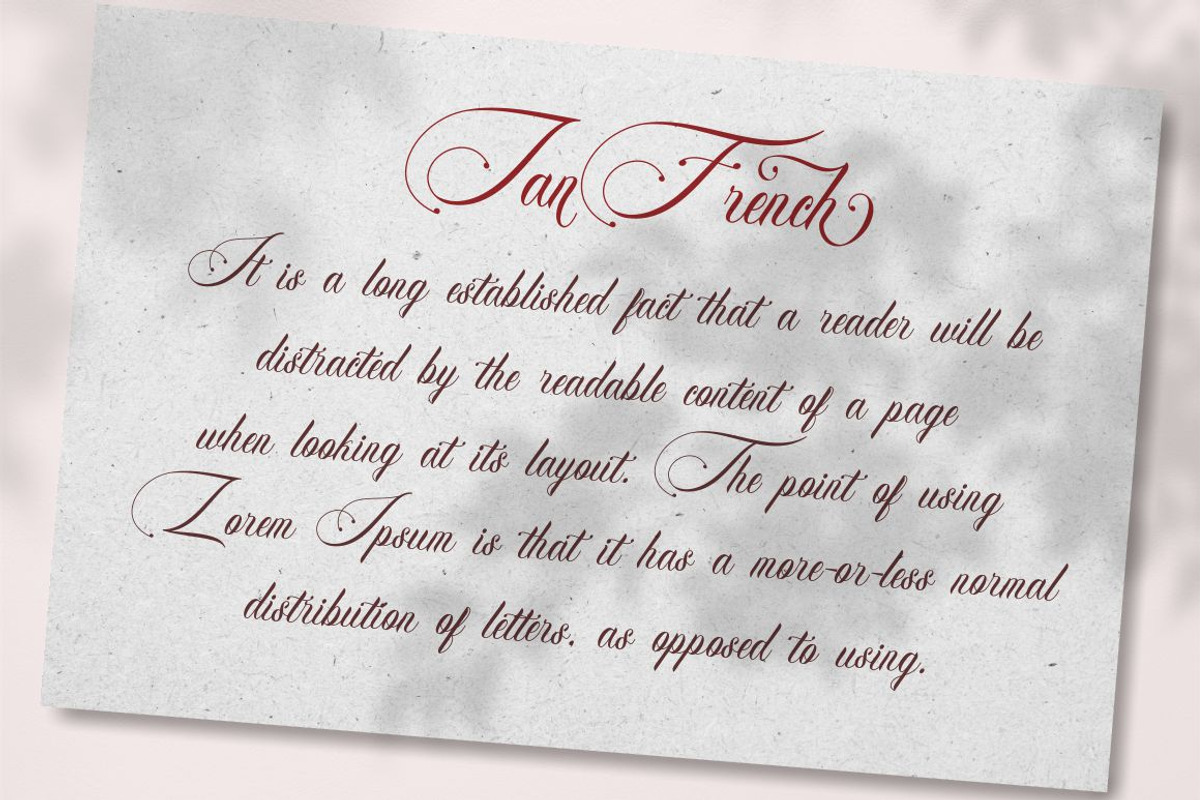 Glamorous Carpet - Luxurious Font, a Script Font by PutraCetol Studio (Photo 8 of 11)