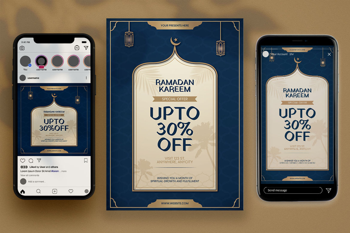 Jumat - Ramadan Kareem Flyer Set, a Flyer Template by Attype (Photo 3 of 5)