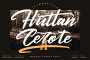 Huttan Cerote Script Font LS, a Script Font by GranzCreative (Thumbnail 1 of 16)