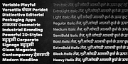 Peridot Devanagari, a Sans Serif Font by Foundry5 (Thumbnail 3 of 10)
