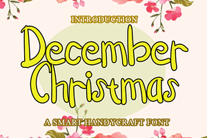 December Christmas Font