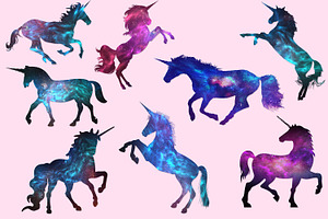 Galaxy Unicorn Graphics