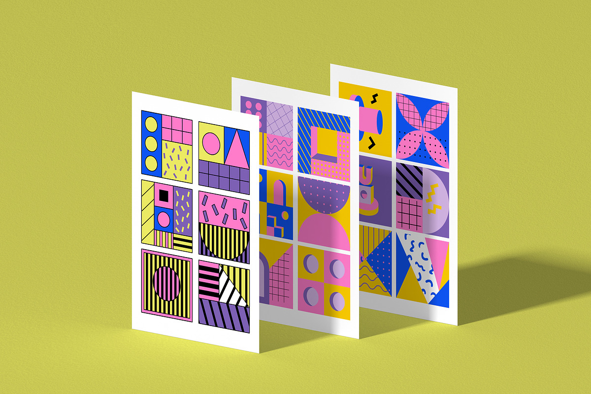 Modern abstract shapes. Memphis, an Object Illustration by Sofico (Photo 12 of 19)