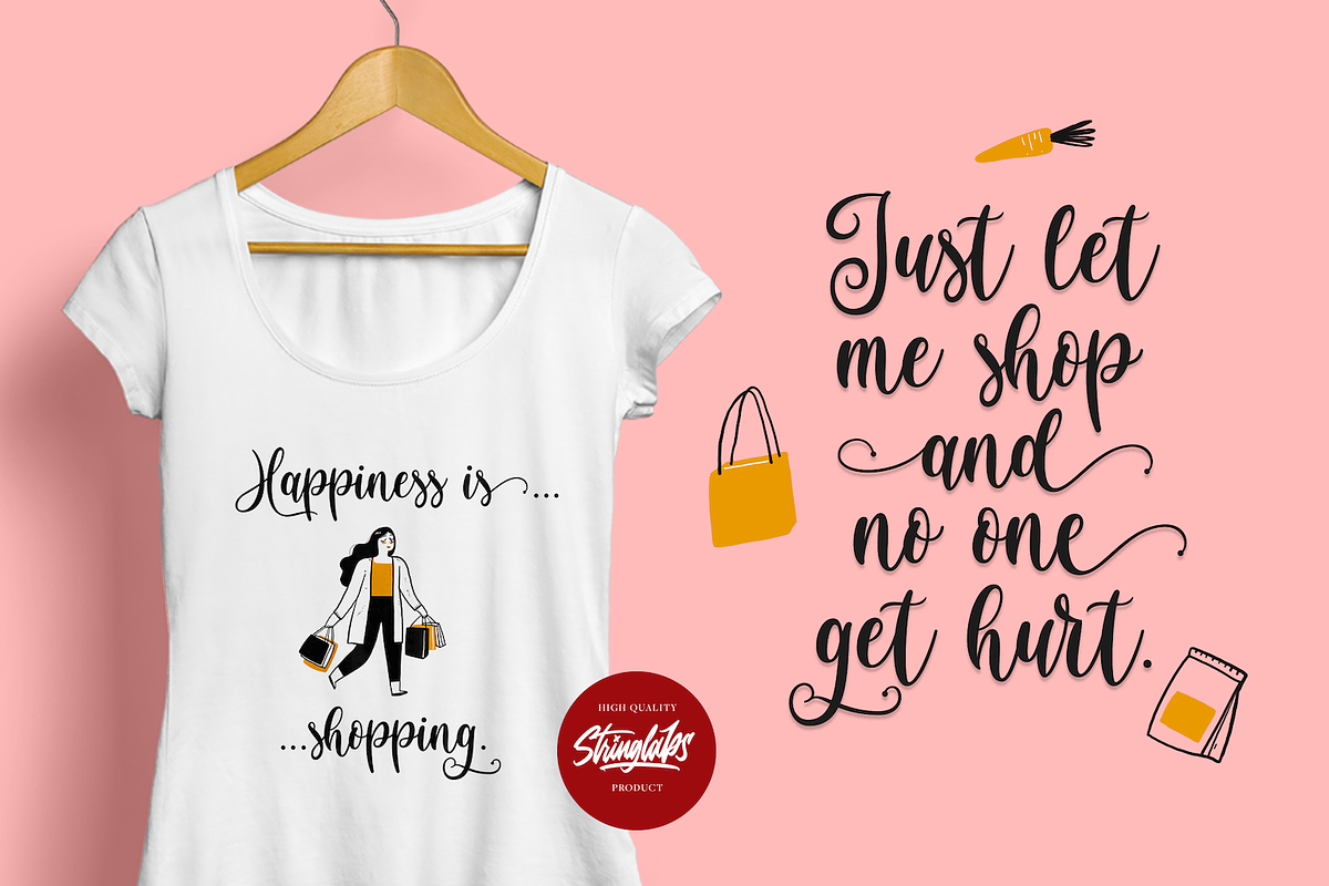 Brightside - Modern Calligraphy Font, a Script Font by StringLabs (Photo 4 of 13)