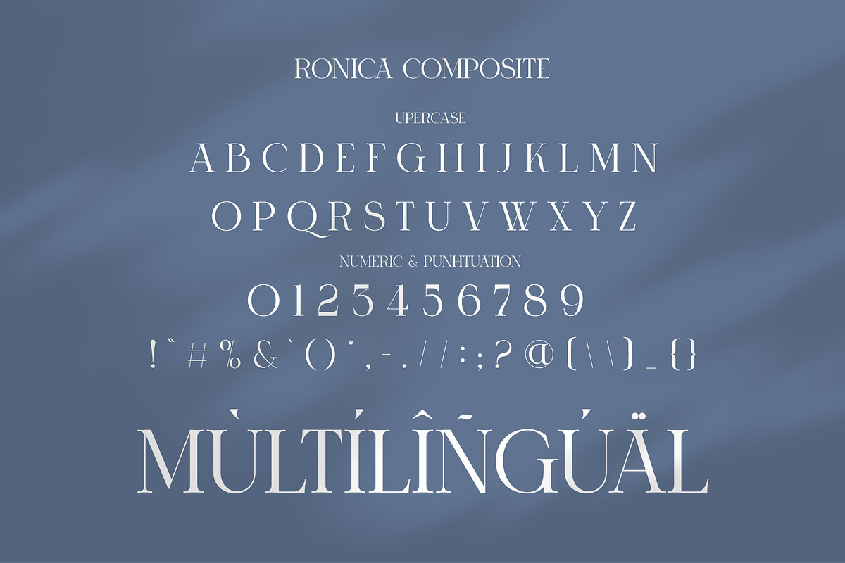 RONICA Modern Display Serif, a Serif Font by Alfinart (Photo 6 of 10)