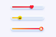 Feedback Rating Slider With Emoticon, an Emoji Icon by Black White Mouse Design (Thumbnail 3 of 3)
