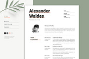 Creative Resume Template, a Resume Template by Estartshop (Thumbnail 1 of 5)