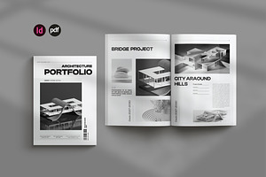 Architecture Portfolio Template, a Brochure Template by Creative-Work