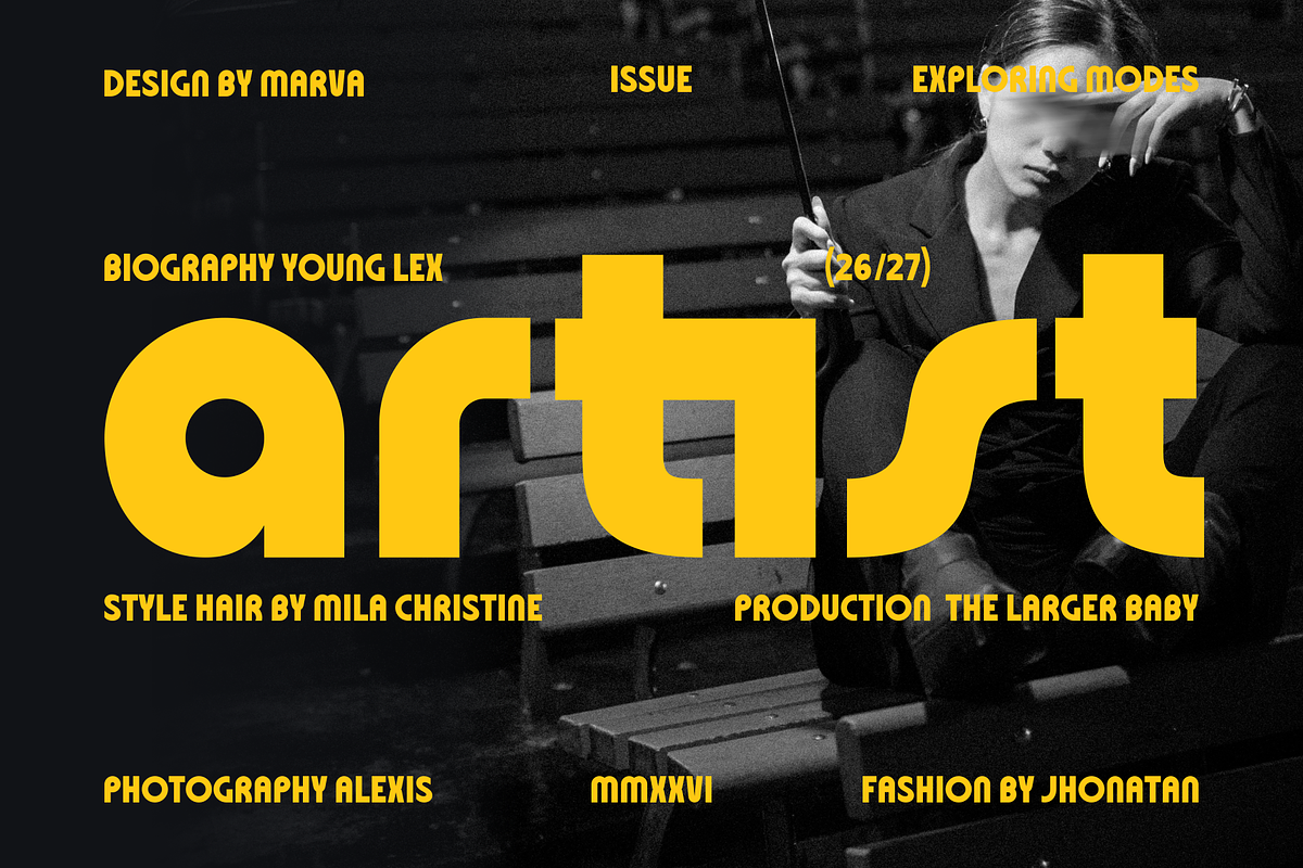 Moste - Geometric Sans Serif, a Sans Serif Font by Marvadesign (Photo 4 of 11)