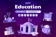 Education Object 3D, an Object 3D Model by kerismaker (Thumbnail 1 of 9)