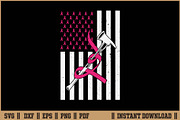 Firefighter Breast Cancer Pink SVG, an Illustration by Handy Arts Studio (Thumbnail 1 of 3)