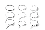 Comic Book Bubbles, a Graphic by jona.stevens (Thumbnail 4 of 4)