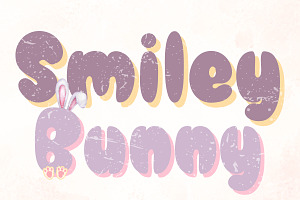 Smiley Bunny - Handwriting