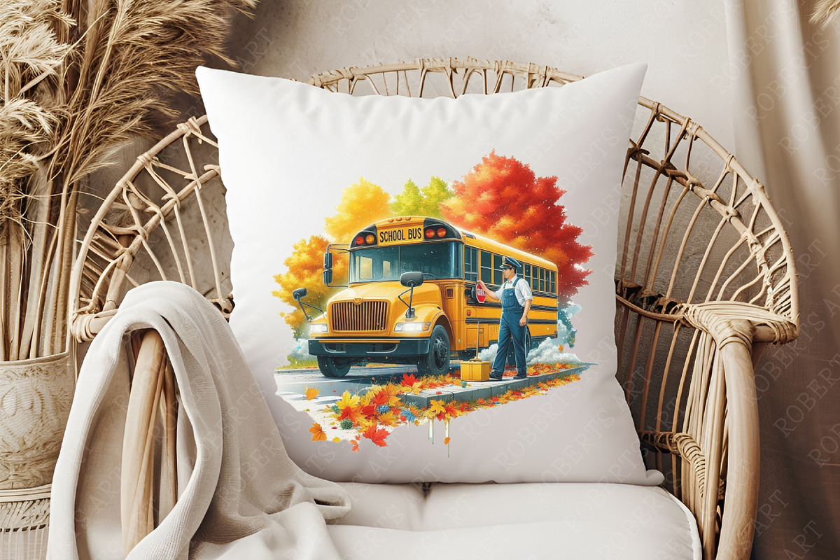 Bus Driver Watercolor Clipart, an Illustration by RobertsArt (Photo 6 of 8)
