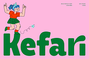 Kefari - Bold Rounded Sans Font, a Sans Serif Font by Say Studio (Thumbnail 1 of 10)