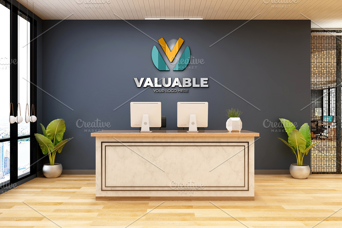 PSD Minimalist Office Logo Mockup, a Product Mockup by Ayy (Photo 18 of 23)