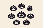 Halloween Pumpkins clipart, an Object Graphic by DenysHolovatiuk (Thumbnail 7 of 8)