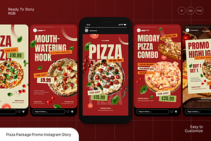Pizza Package Promo Instagram Story, a Social Media Template by Annora Studio
