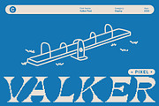 Valker Pixel, a Serif Font by Craft Supply Co. (Thumbnail 1 of 8)
