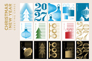 Christmas and New Year Cards, a Seasonal Illustration by PureSolution (Thumbnail 4 of 4)