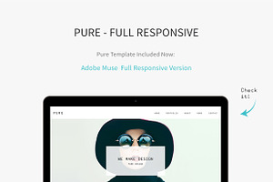 Pure - Full Responsive Muse Template