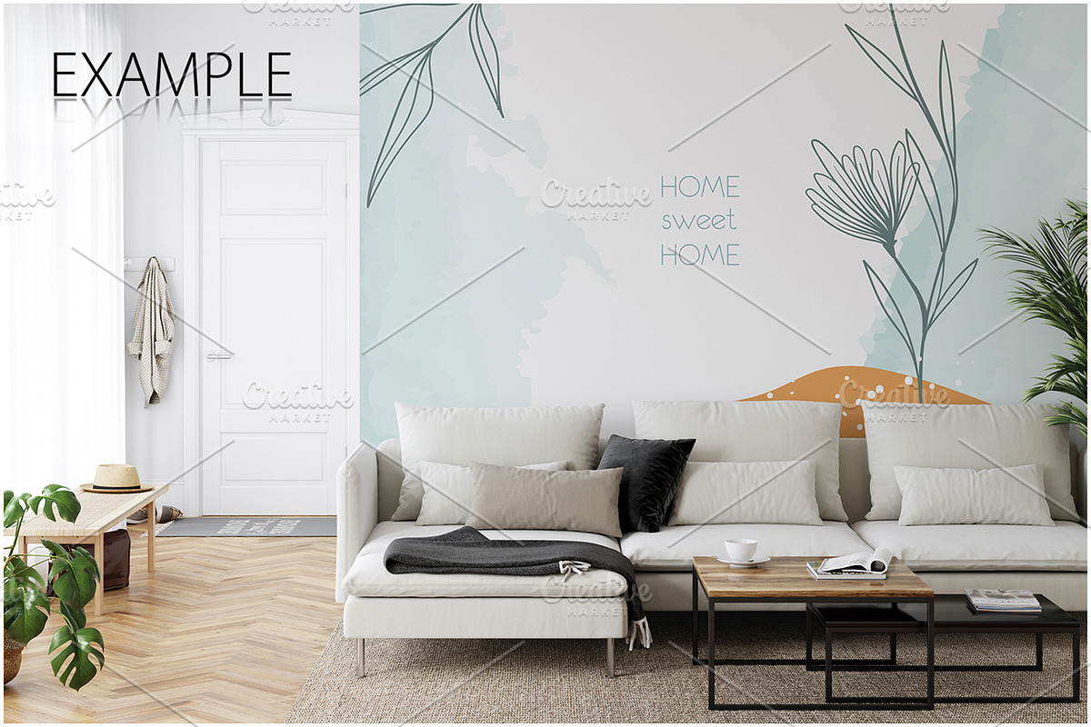 Frames & Walls Scandinavian Bundle-4, a Household Mockup by Yuri-U (Photo 17 of 38)