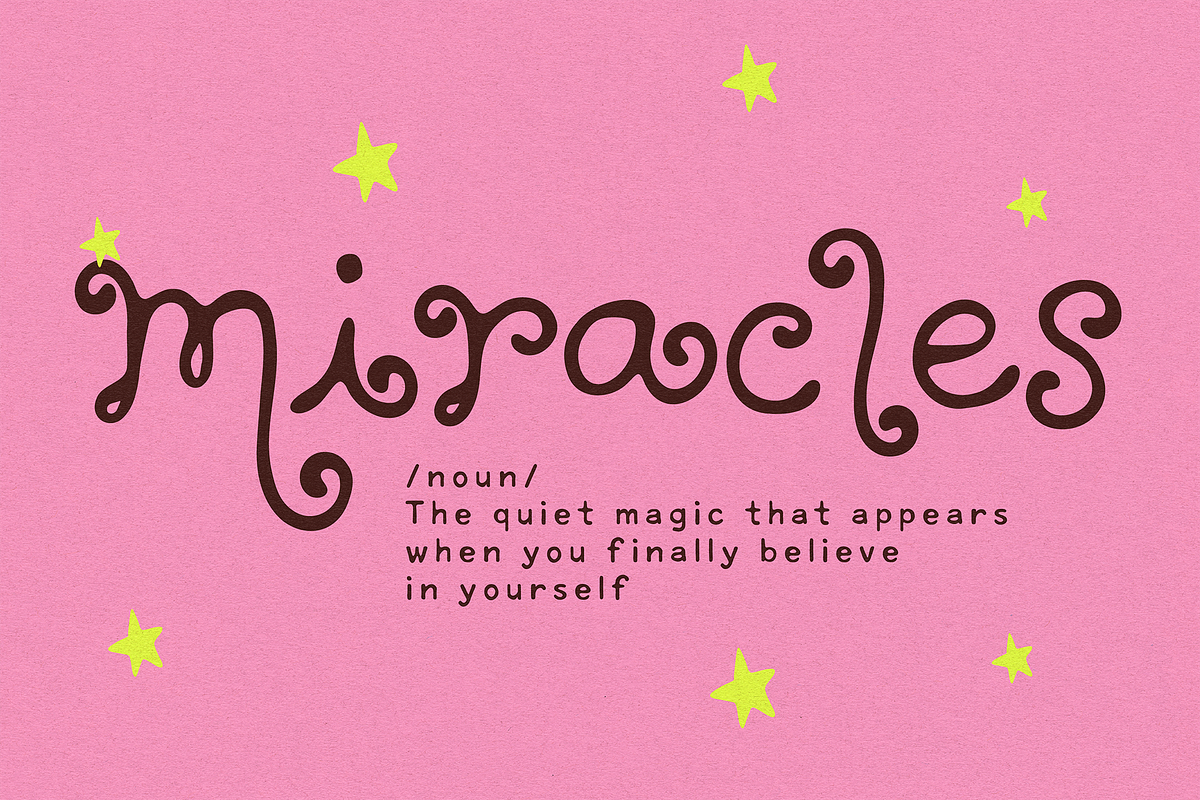 PINK CHAMPAGNE | CURLY SWIRLY FONT, a Handwritten Font by Maria Feliz Fonts (Photo 1 of 10)