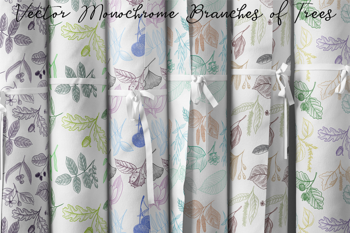 Vector Monochrome Branches of Trees, an Illustration by cat_arch_angel (Photo 7 of 12)