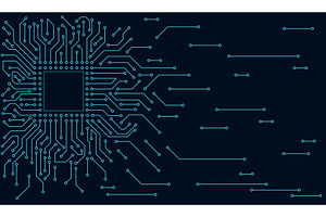 High-tech technology, a Technology Illustration by Things for designers