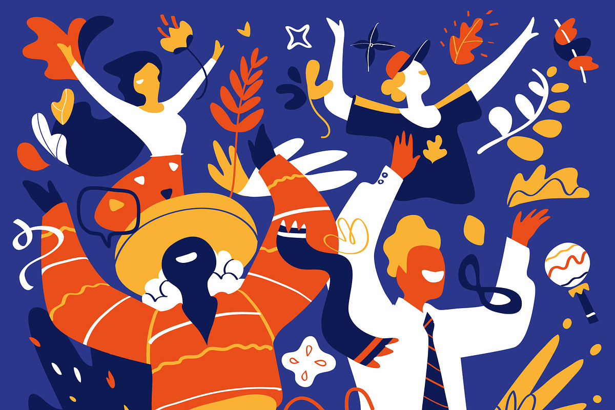 Fiesta Forever, a Person Illustration by Hurcastock! (Photo 2 of 14)