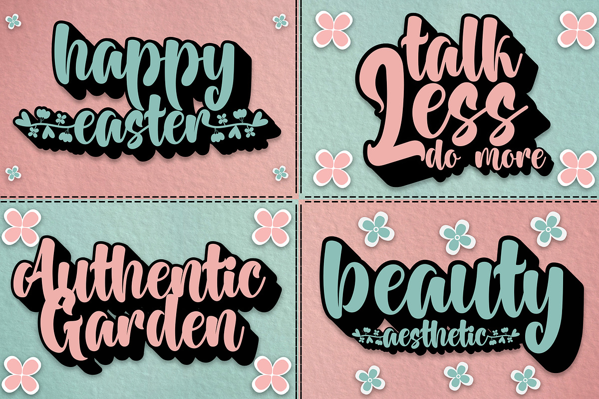 Easter | Handwritten Bold Font, a Handwritten Font by Aveni Letter Type (Photo 6 of 9)